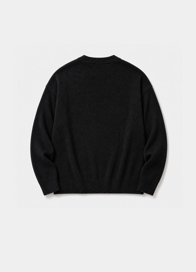 Ocean Av Knit Sweater - Black