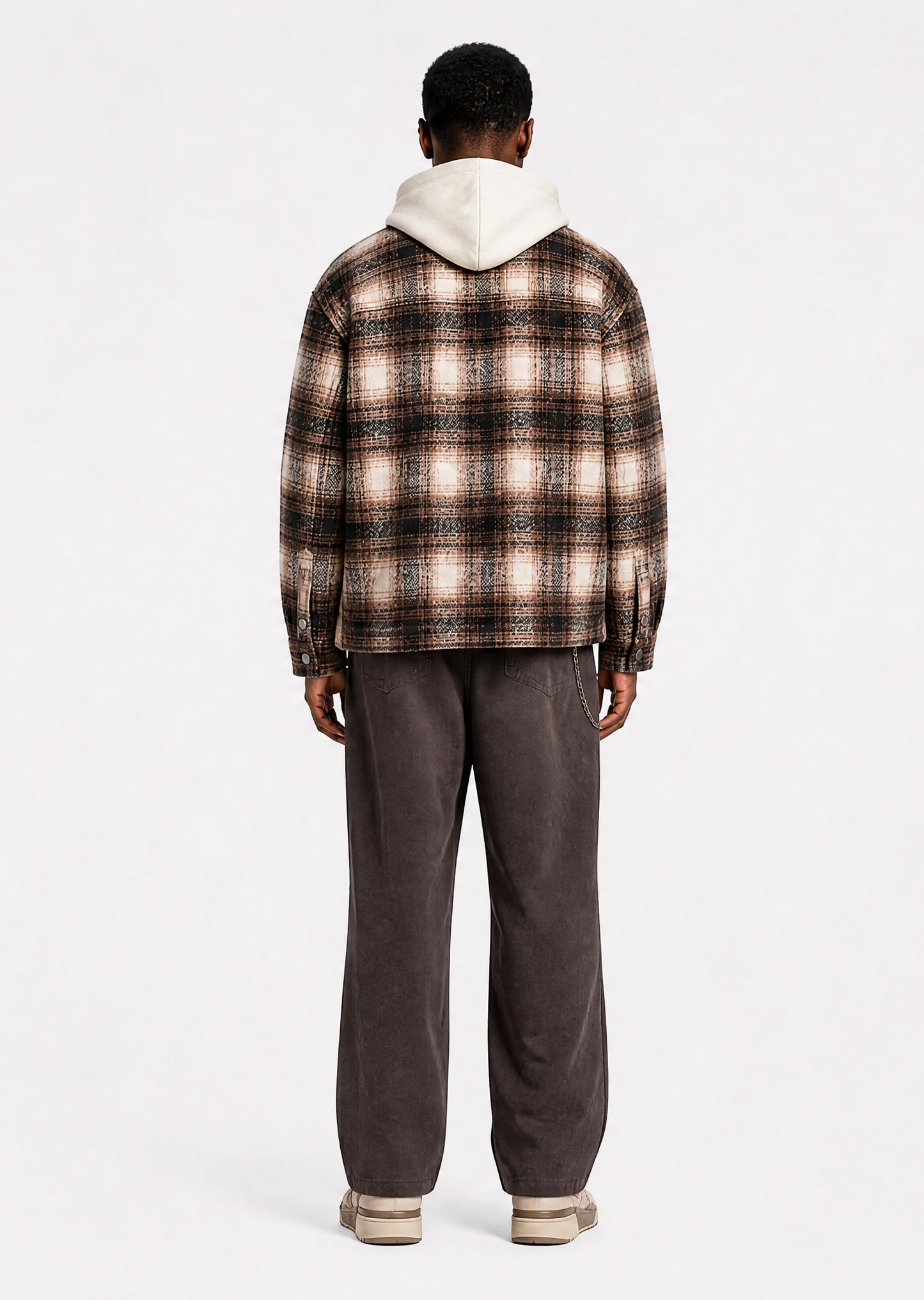 Chrysler Boxy Check Shacket