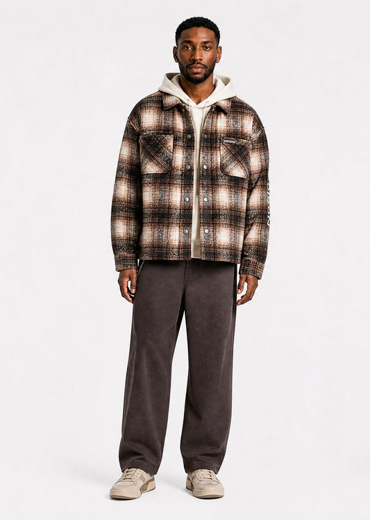 Chrysler Boxy Check Shacket