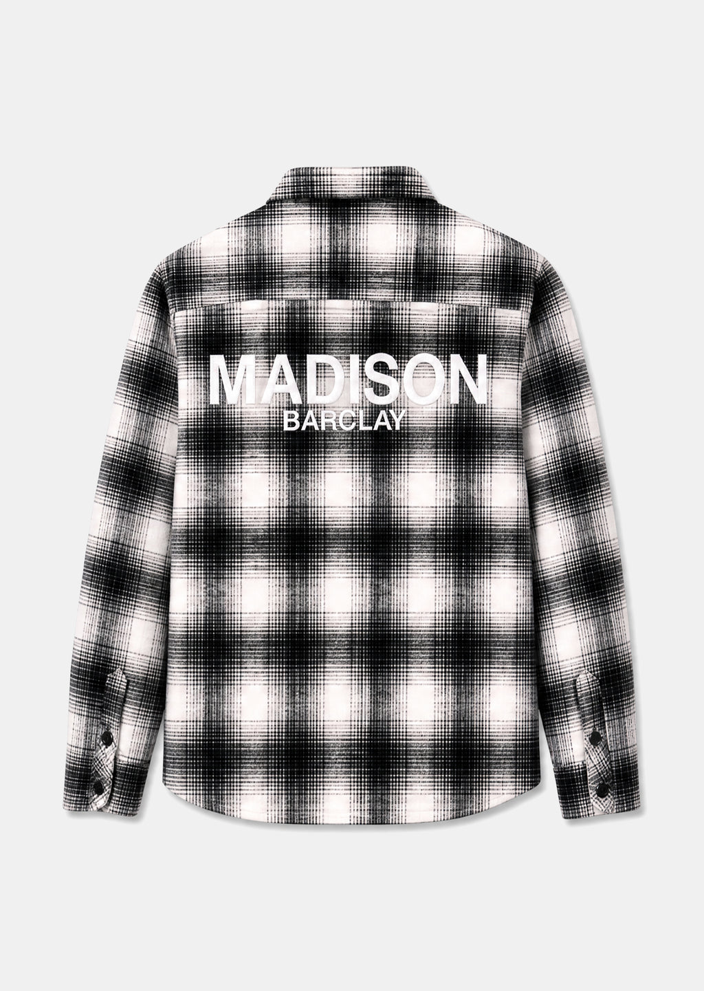 Wall St Flannel Shirt - Black / White