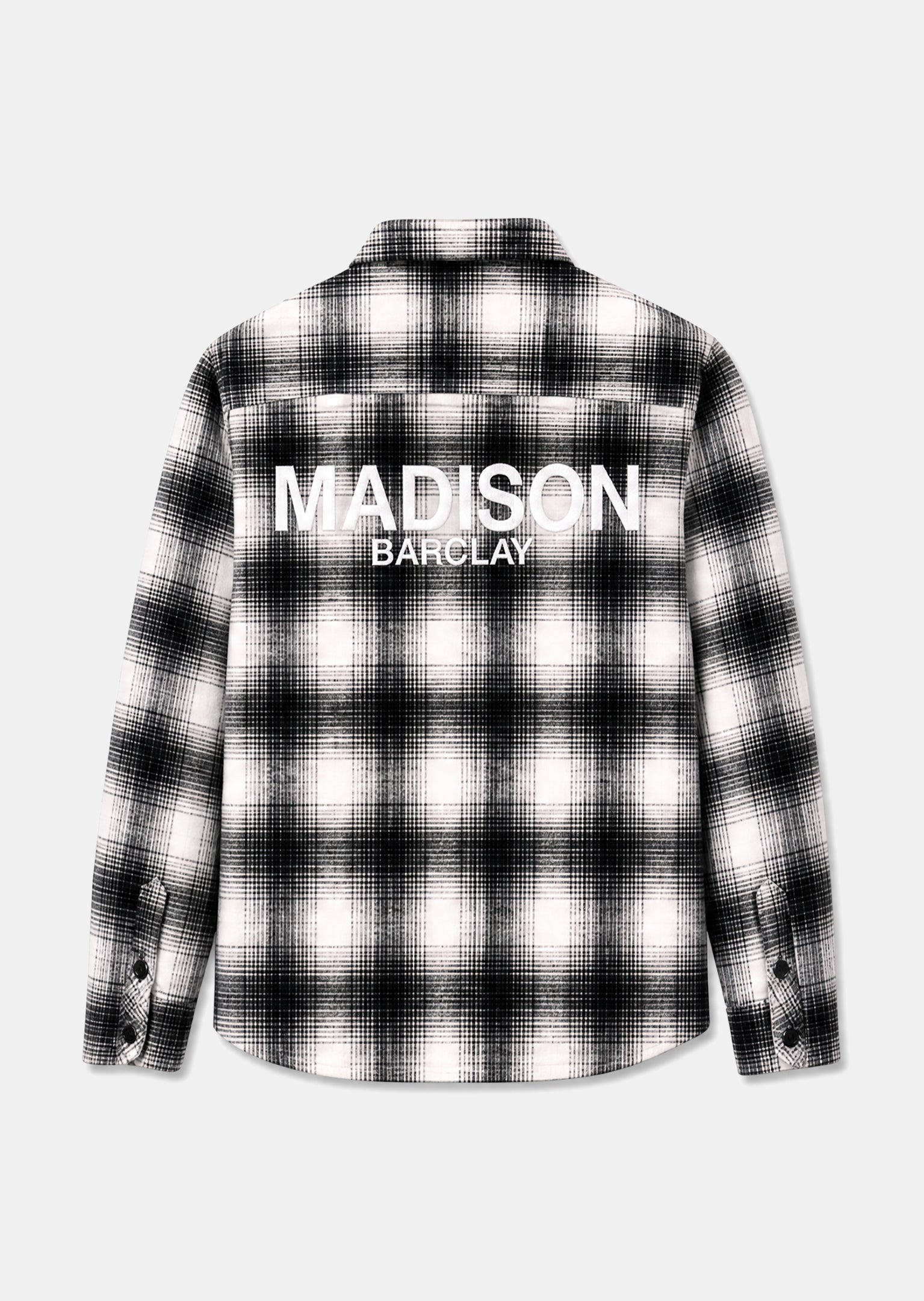 Wall St Flannel Shirt - Black / White