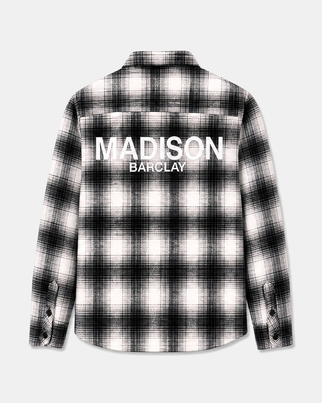 Wall St Flannel Shirt - Black / White