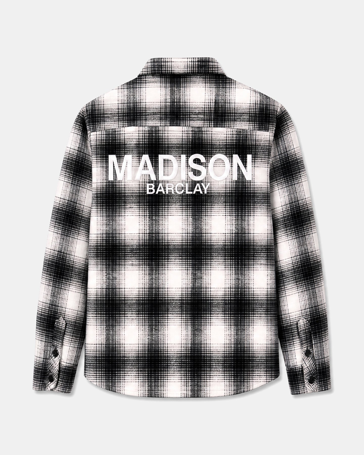 Wall St Flannel Shirt - Black / White