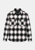 Wall St Flannel Shirt - Black / White