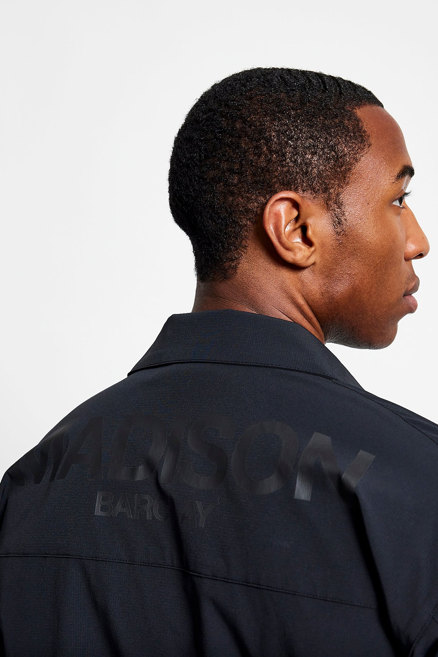 Flat Iron Zip Overshirt - Black