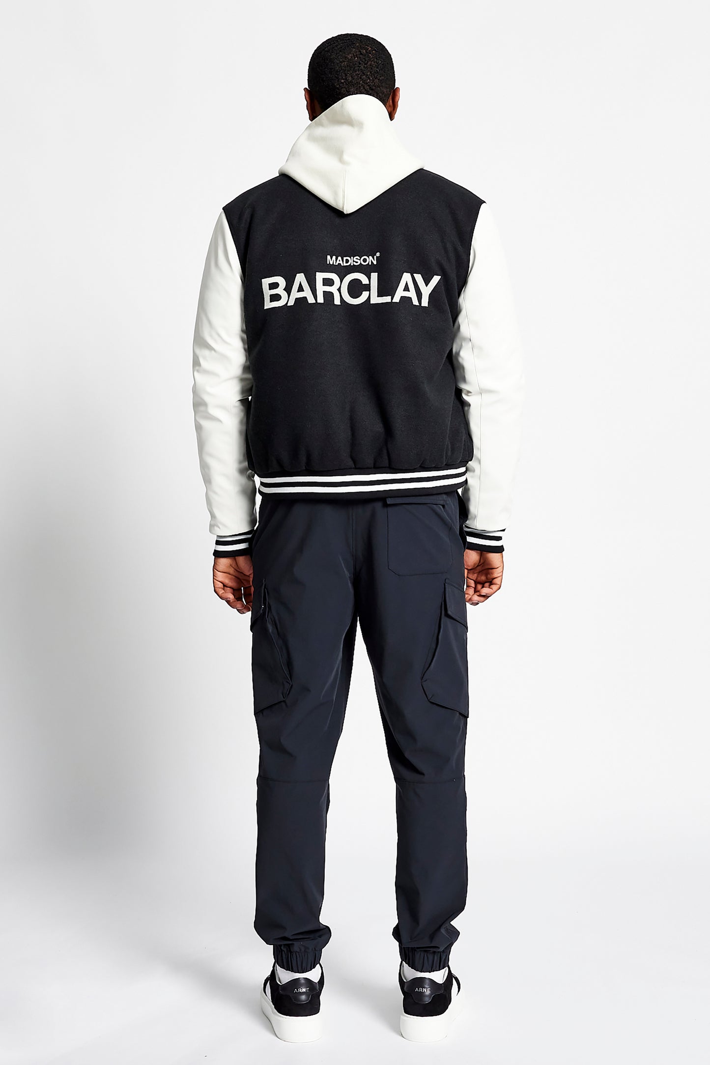 Lincoln Baseball Wool Jacket - Black
