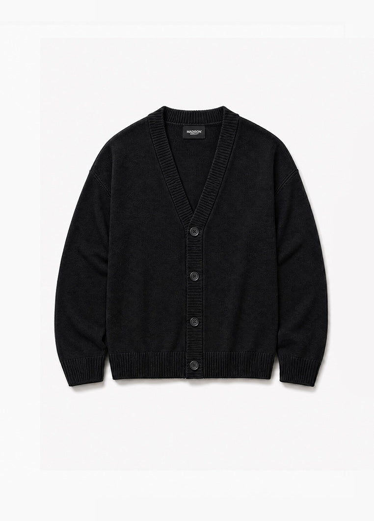 Ocean Av Knit Cardigan - Black