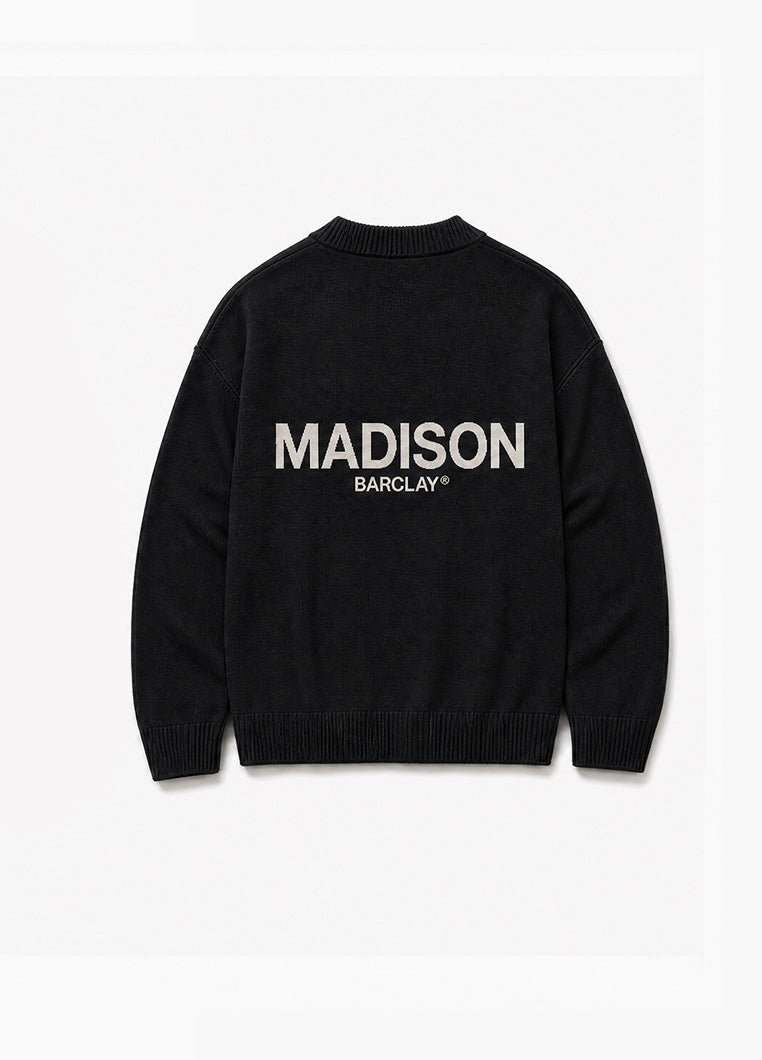 Ocean Av Knit Cardigan - Black