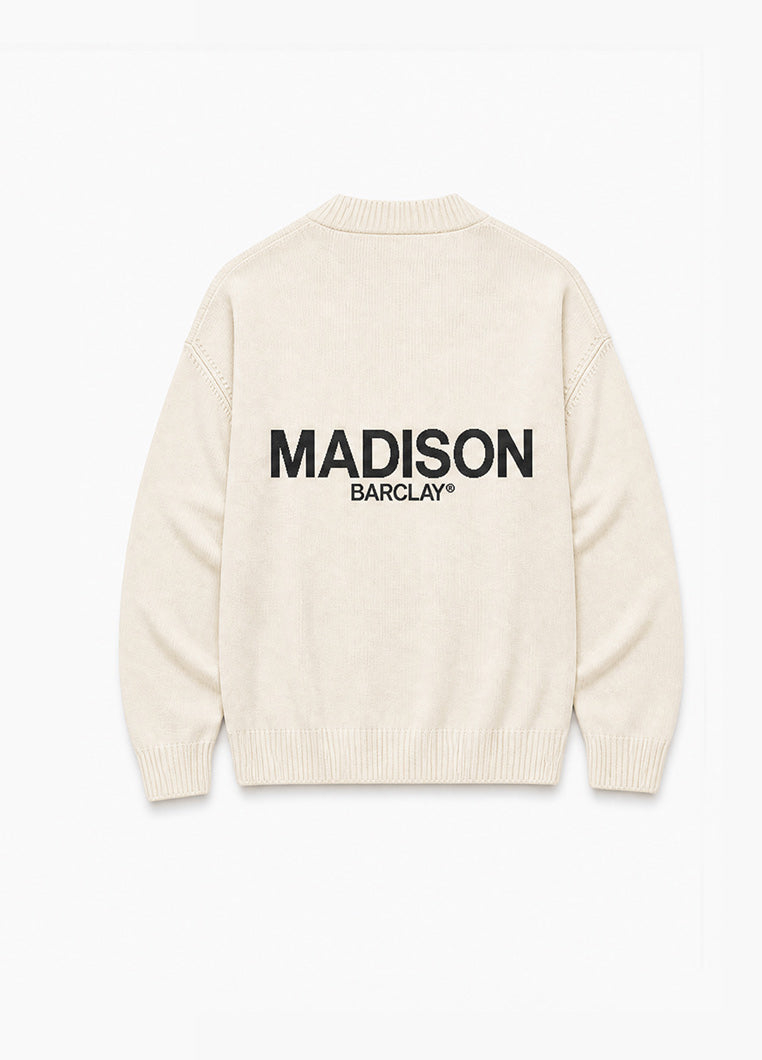 Ocean Av Knit Cardigan - Cream