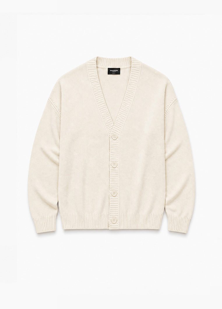 Ocean Av Knit Cardigan - Cream