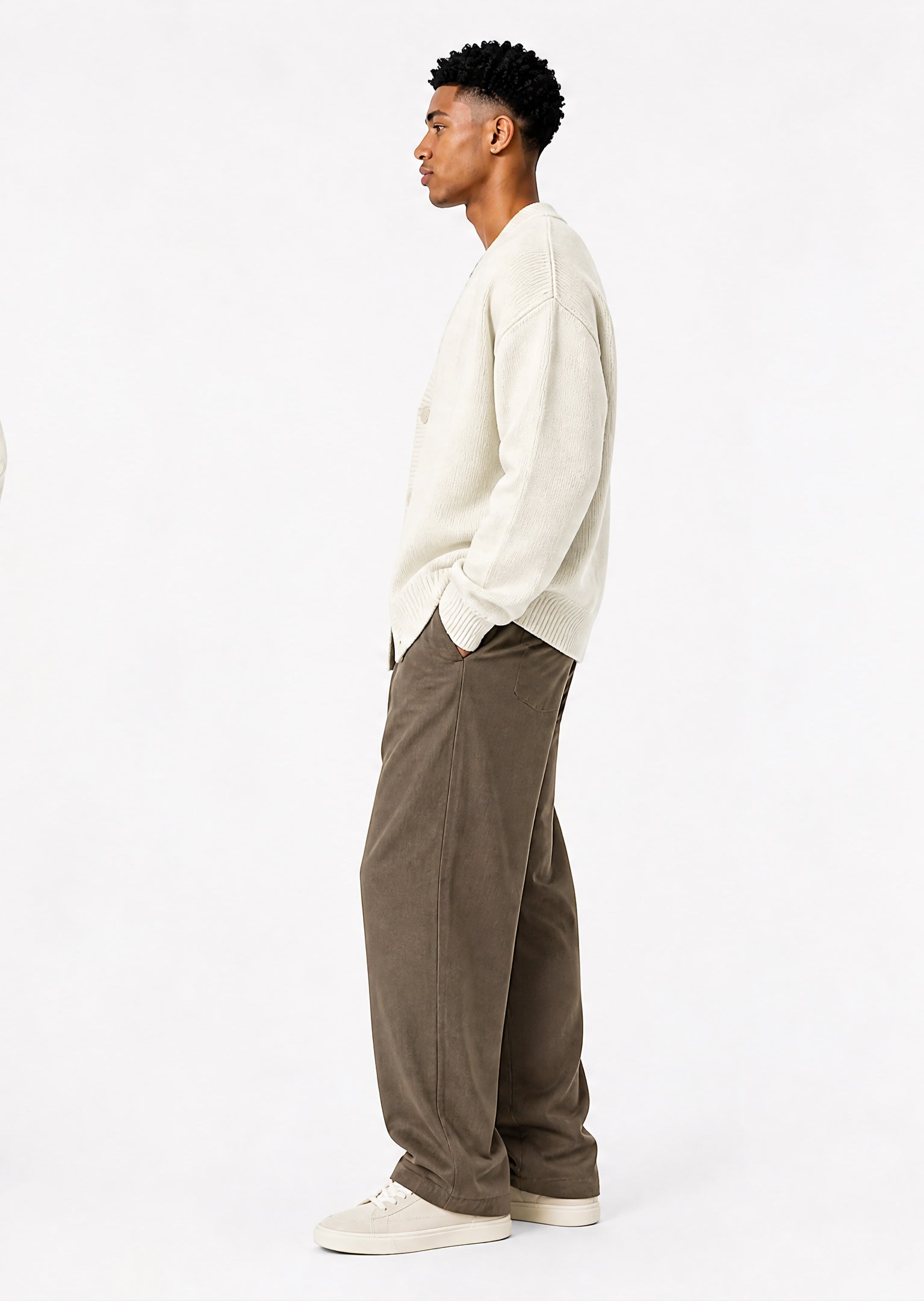 Ocean Av Knit Cardigan - Cream
