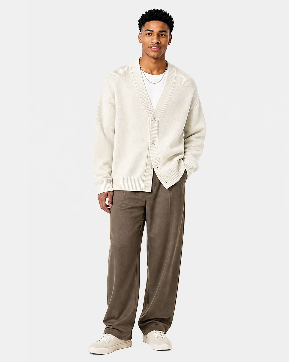 Ocean Av Knit Cardigan - Black