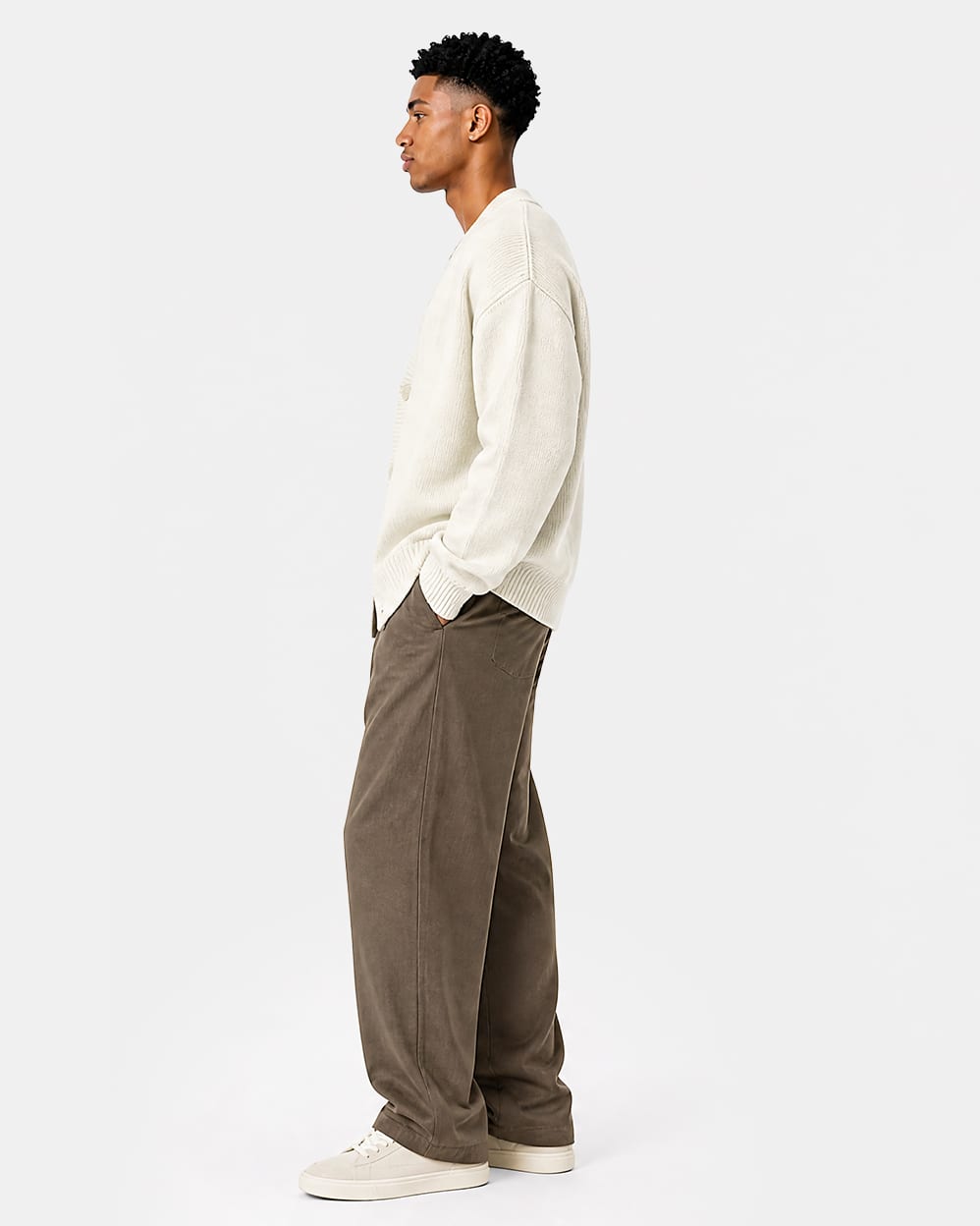 Ocean Av Knit Cardigan - Cream