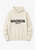 Ocean Av Knit Hoodie - Cream