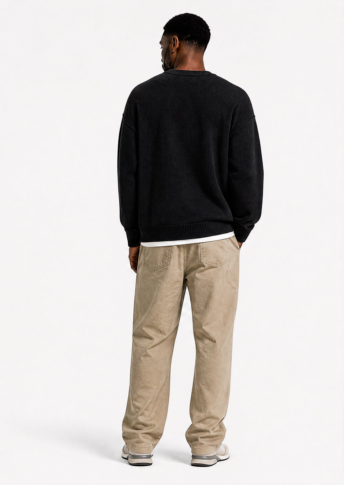 Ocean Av Knit Sweater - Black