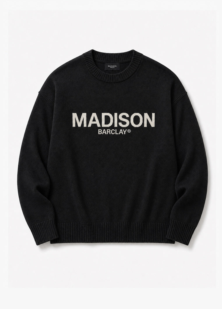 Ocean Av Knit Sweater - Black