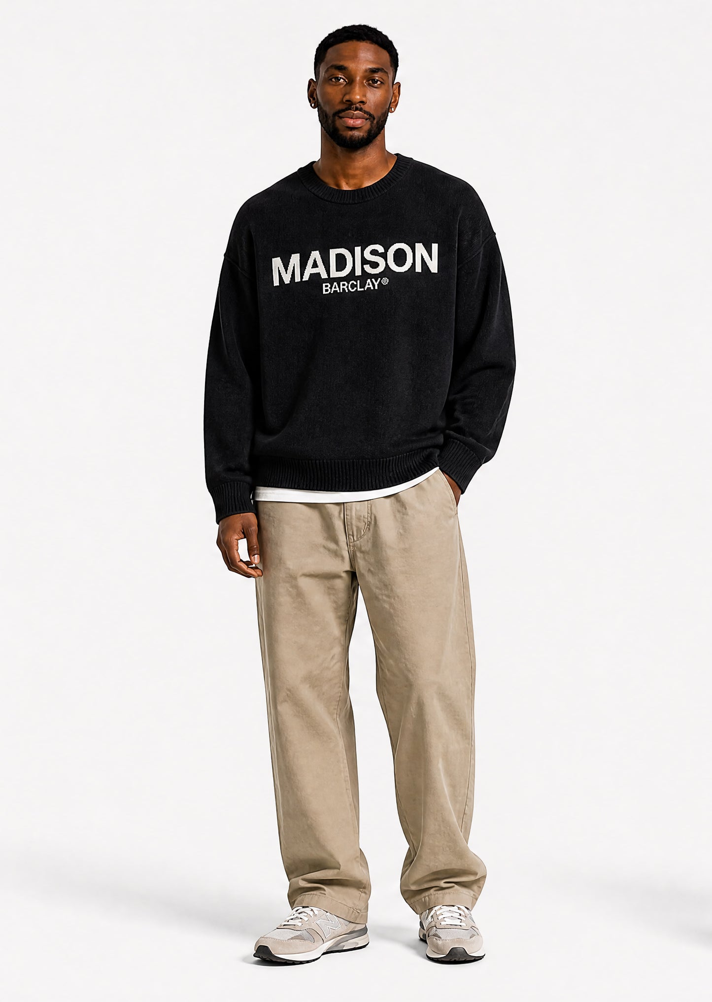 Ocean Av Knit Sweater - Black