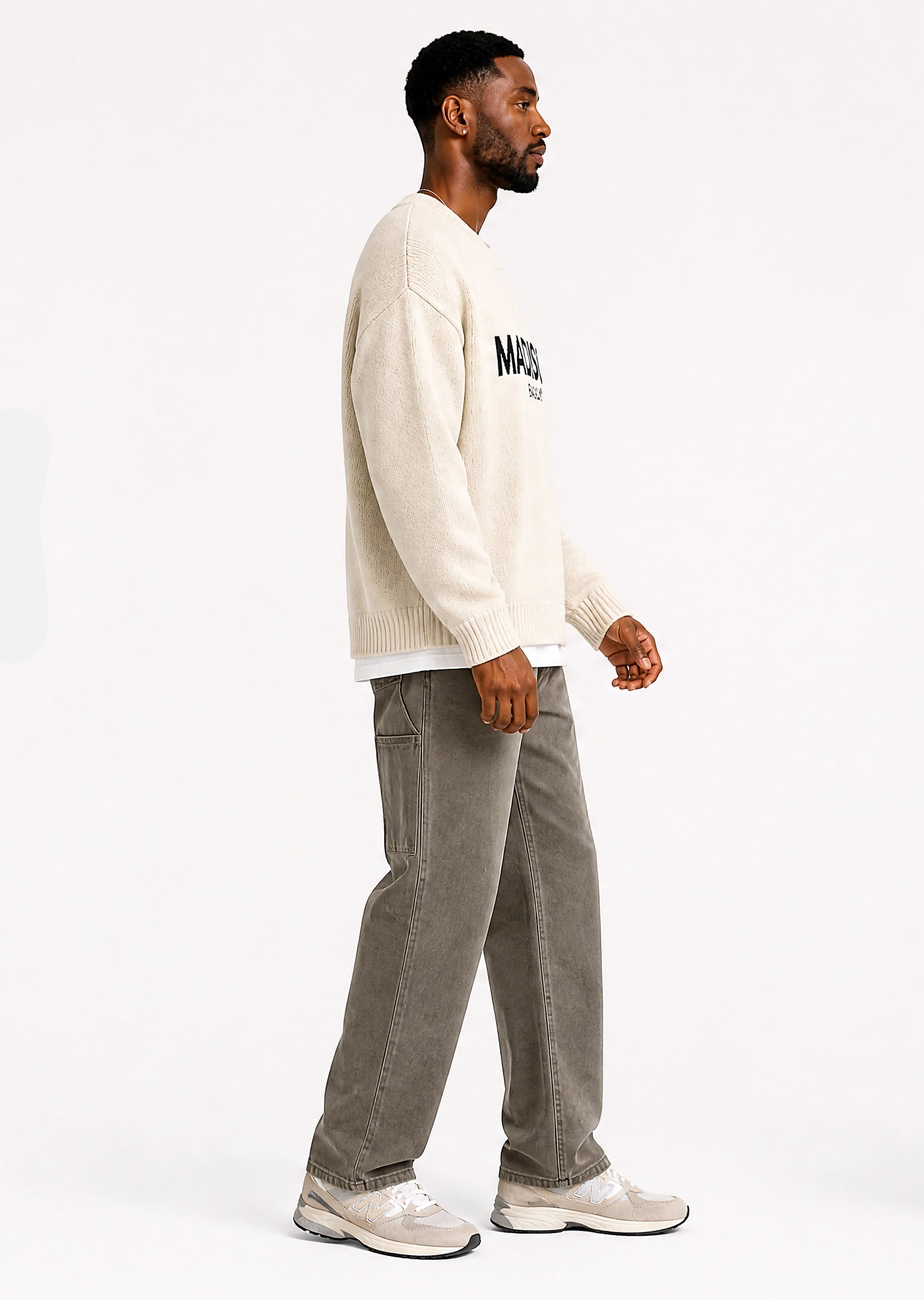 Ocean Av Knit Sweater - Cream