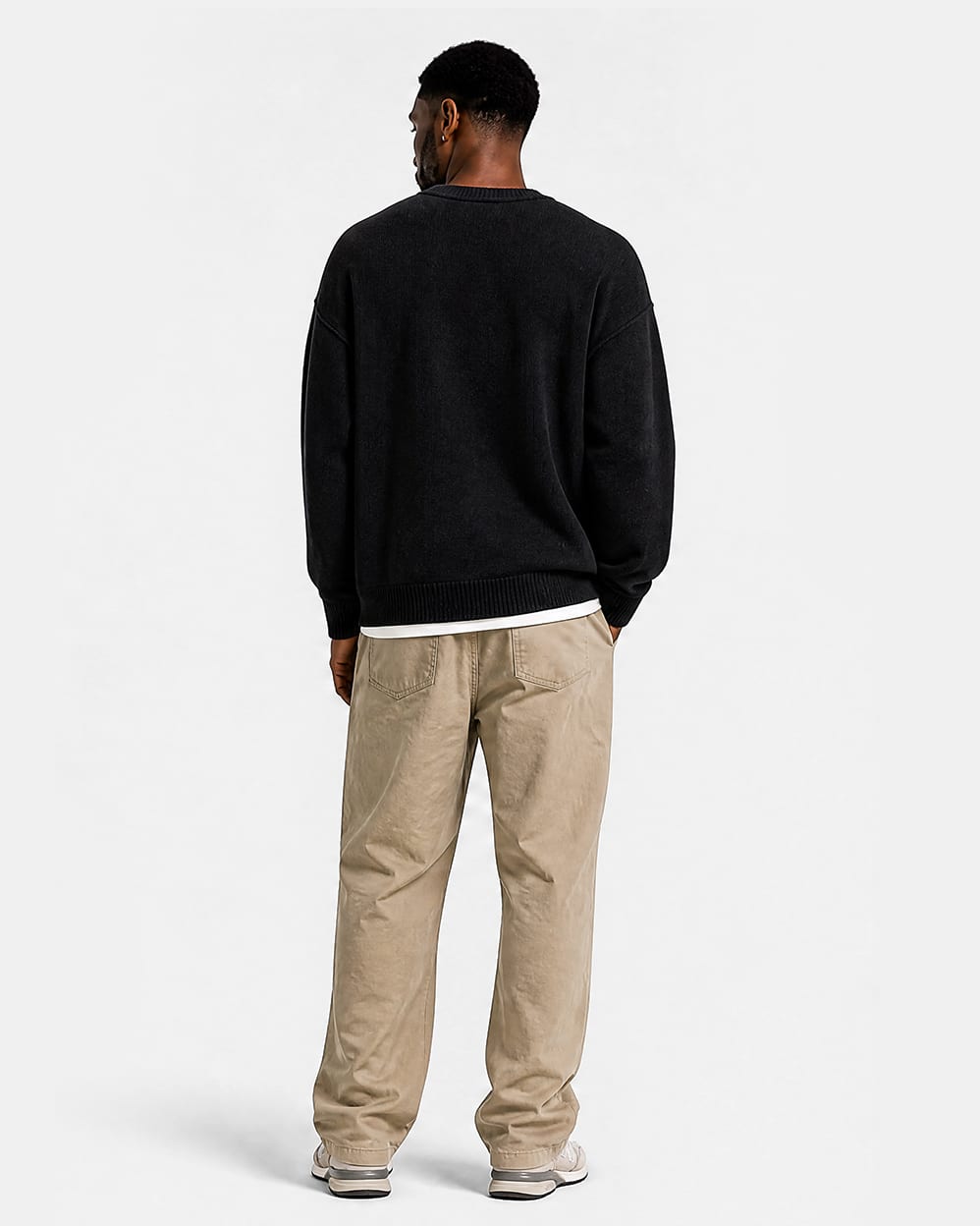 Ocean Av Knit Sweater - Black