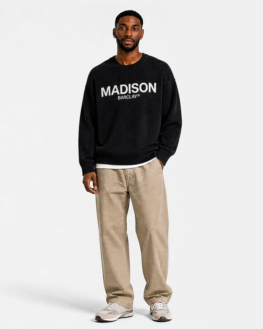 Ocean Av Knit Sweater - Black
