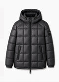 Hester Sheer Puffer Jacket - Black