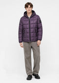 Hester Sheer Puffer Jacket - Plum