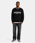 Ocean Av Cable Knit Sweater - Black
