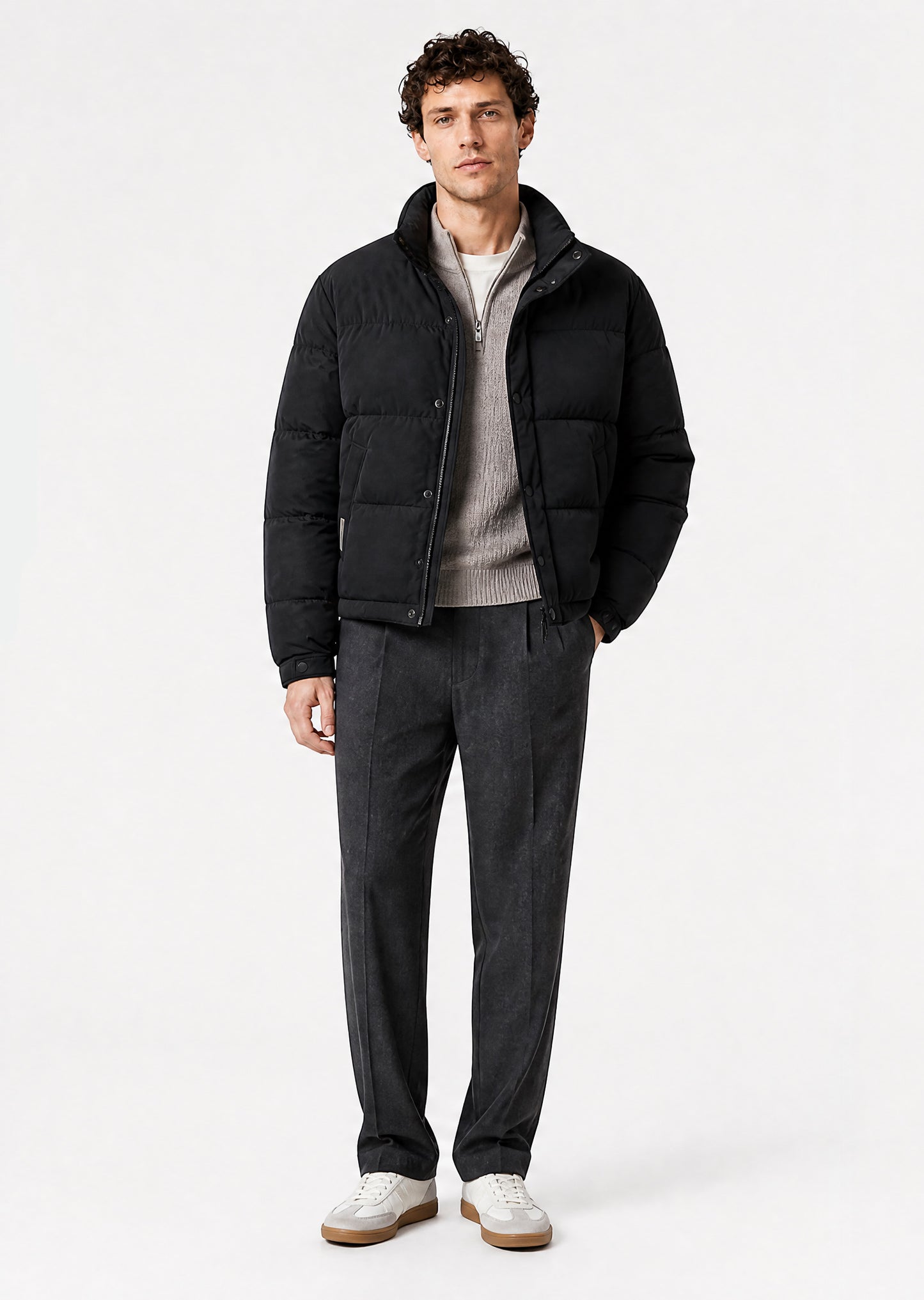 Summit Puffer Jacket - Black