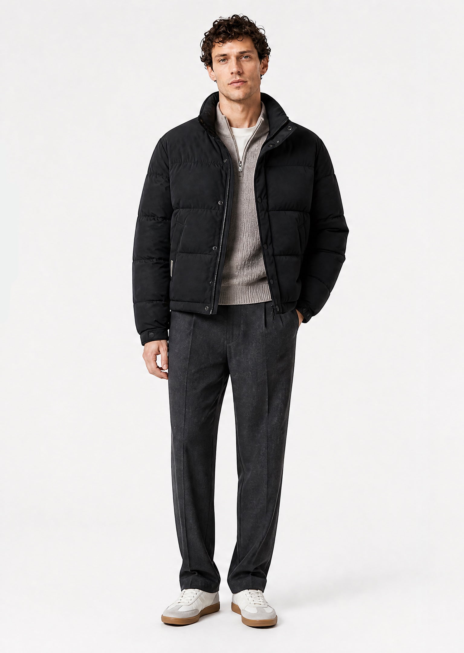 Summit Puffer Jacket - Black