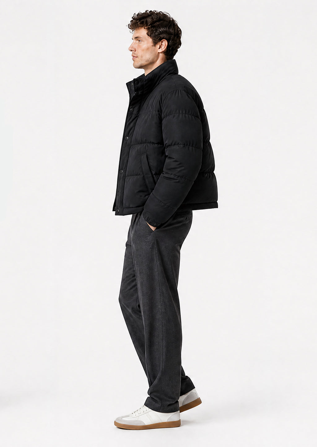 Summit Puffer Jacket - Black