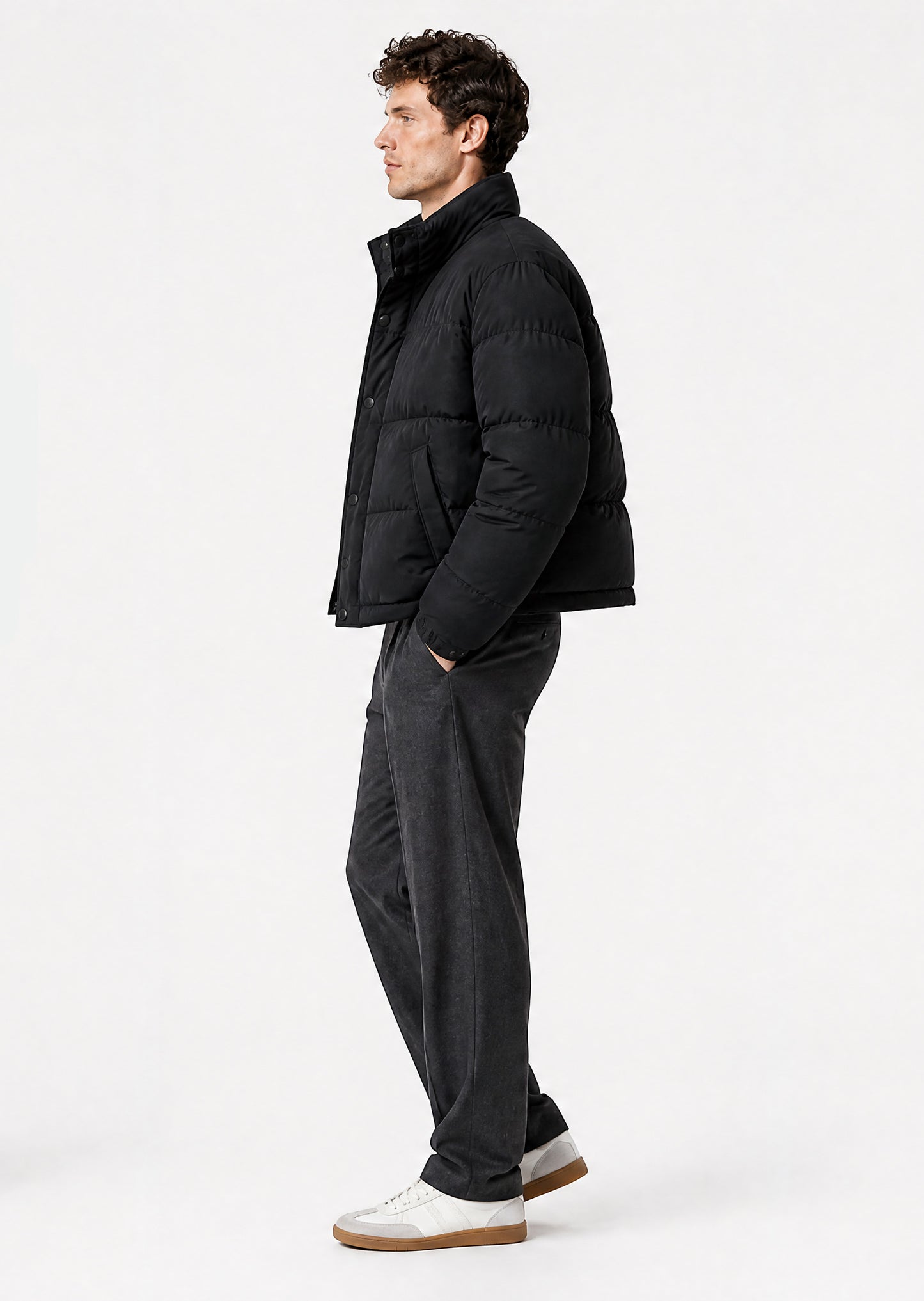 Summit Puffer Jacket - Black
