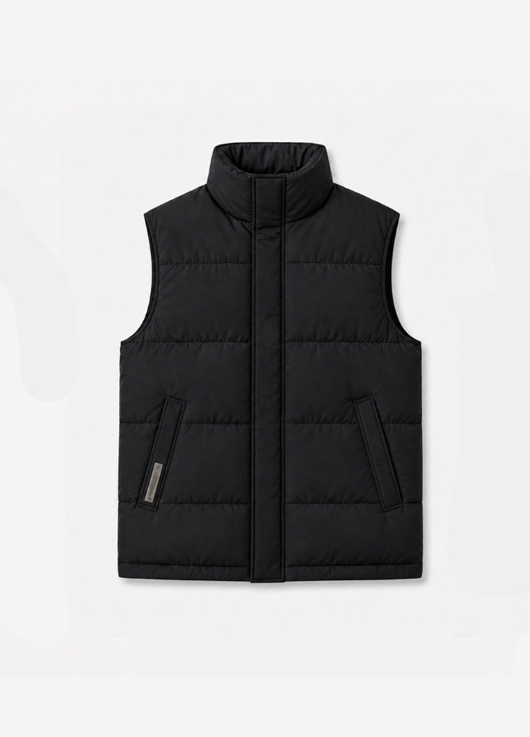 Summit Puffer Gilet - Black