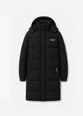 Harlem Longline Puffer Jacket - Black
