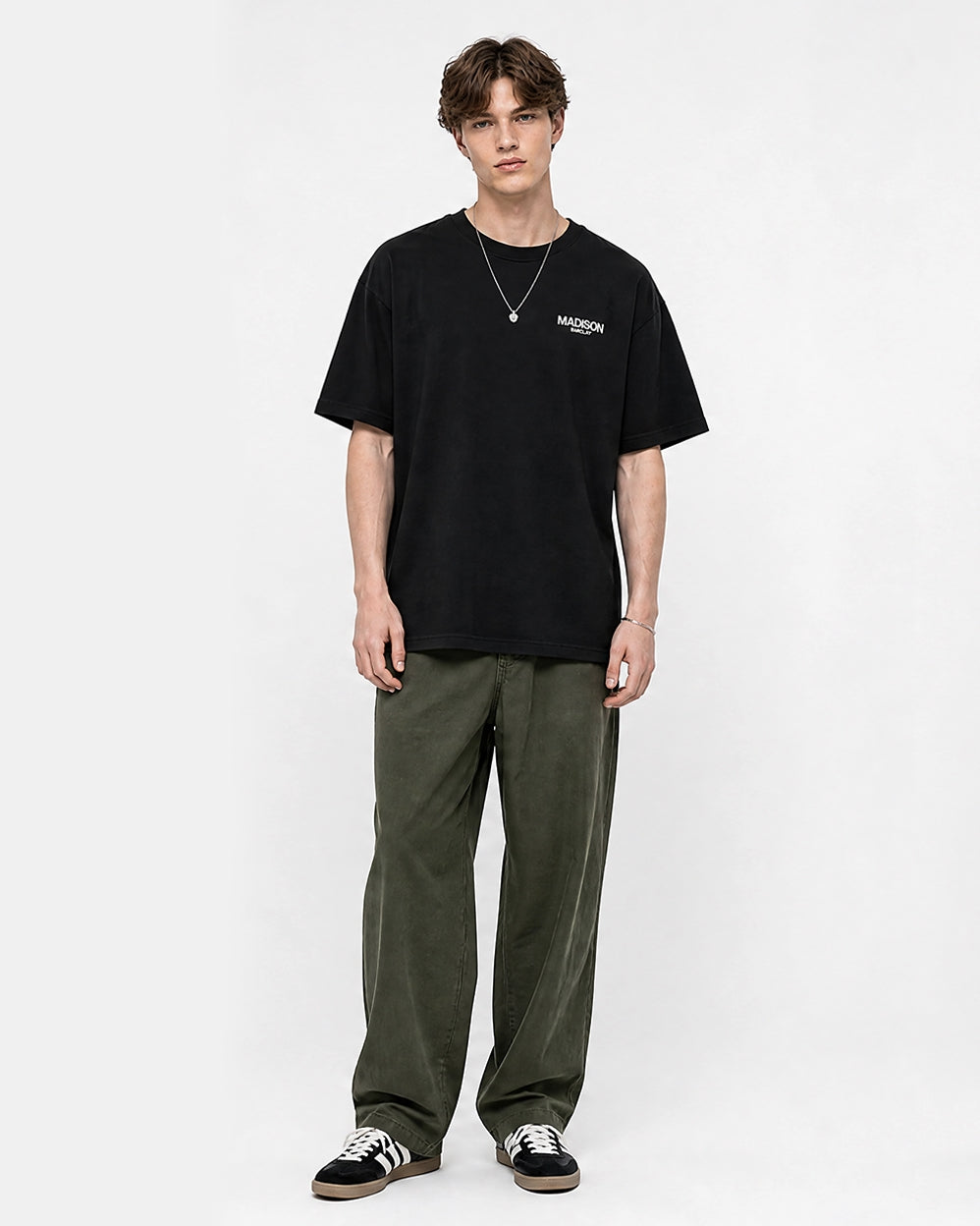 Madison Relaxed Fit T-Shirt- Ocean Avenue - Black