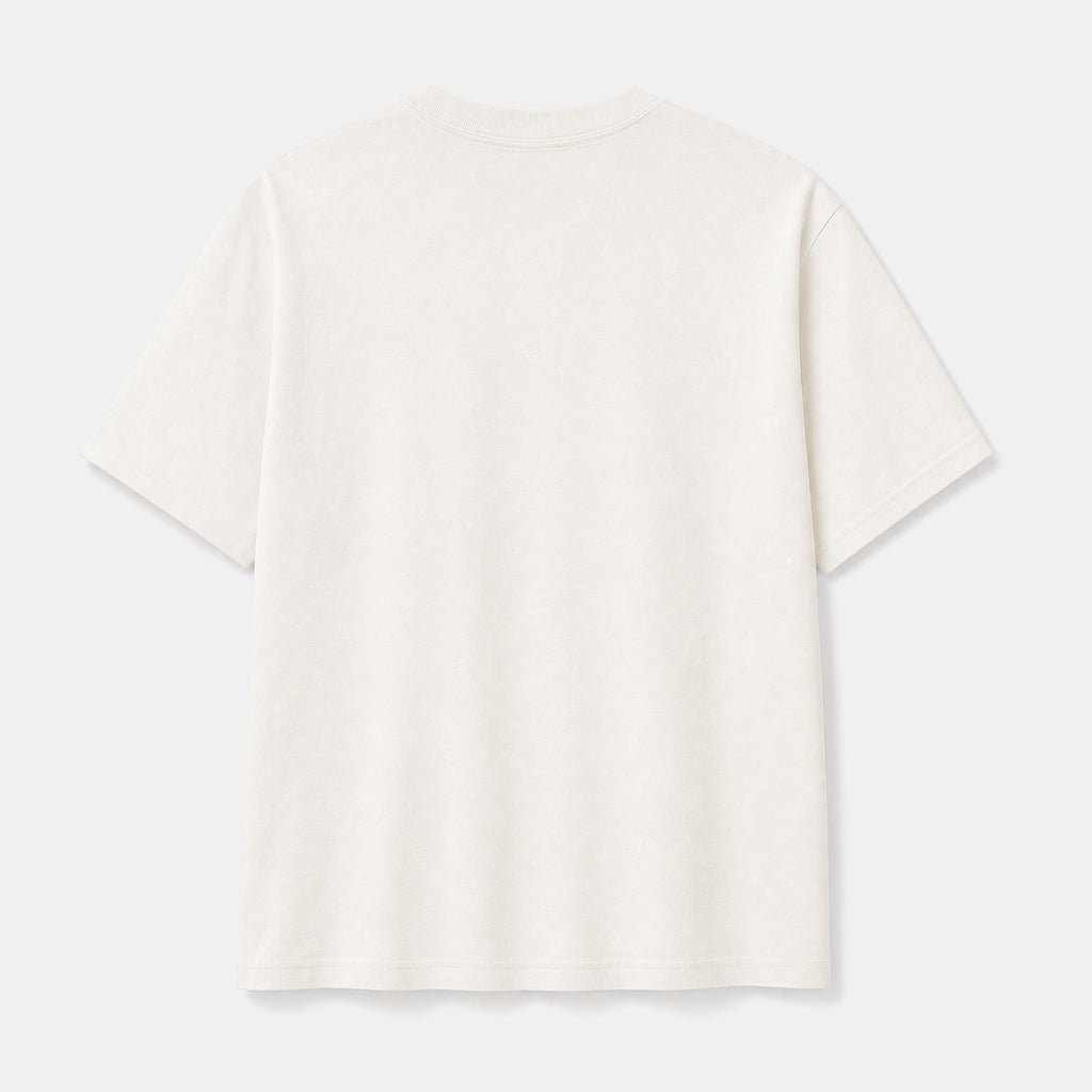 Madison Relaxed Fit T-Shirt- Vintage- White
