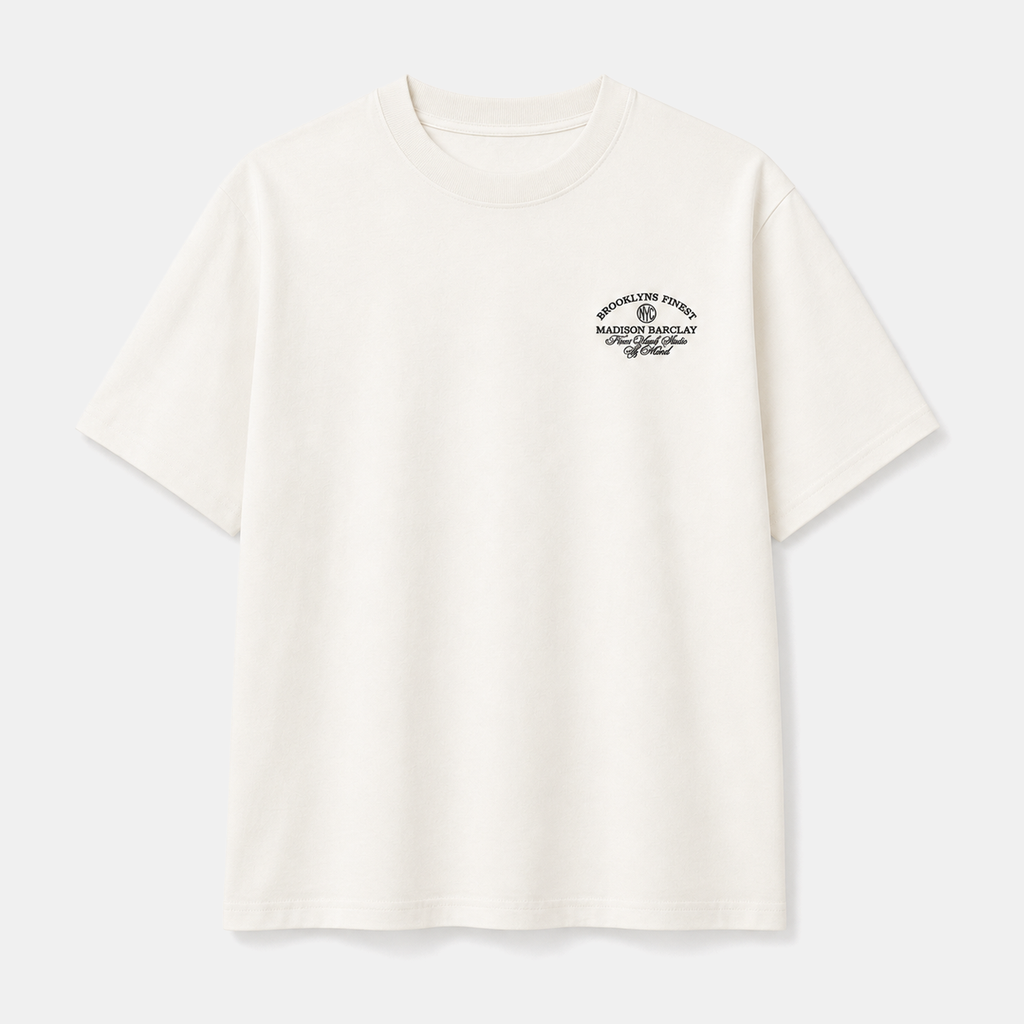 Madison Relaxed Fit T-Shirt- Vintage- White