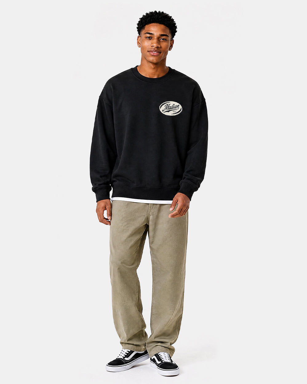 Madison Relaxed Fit Sweatshirt- Racing