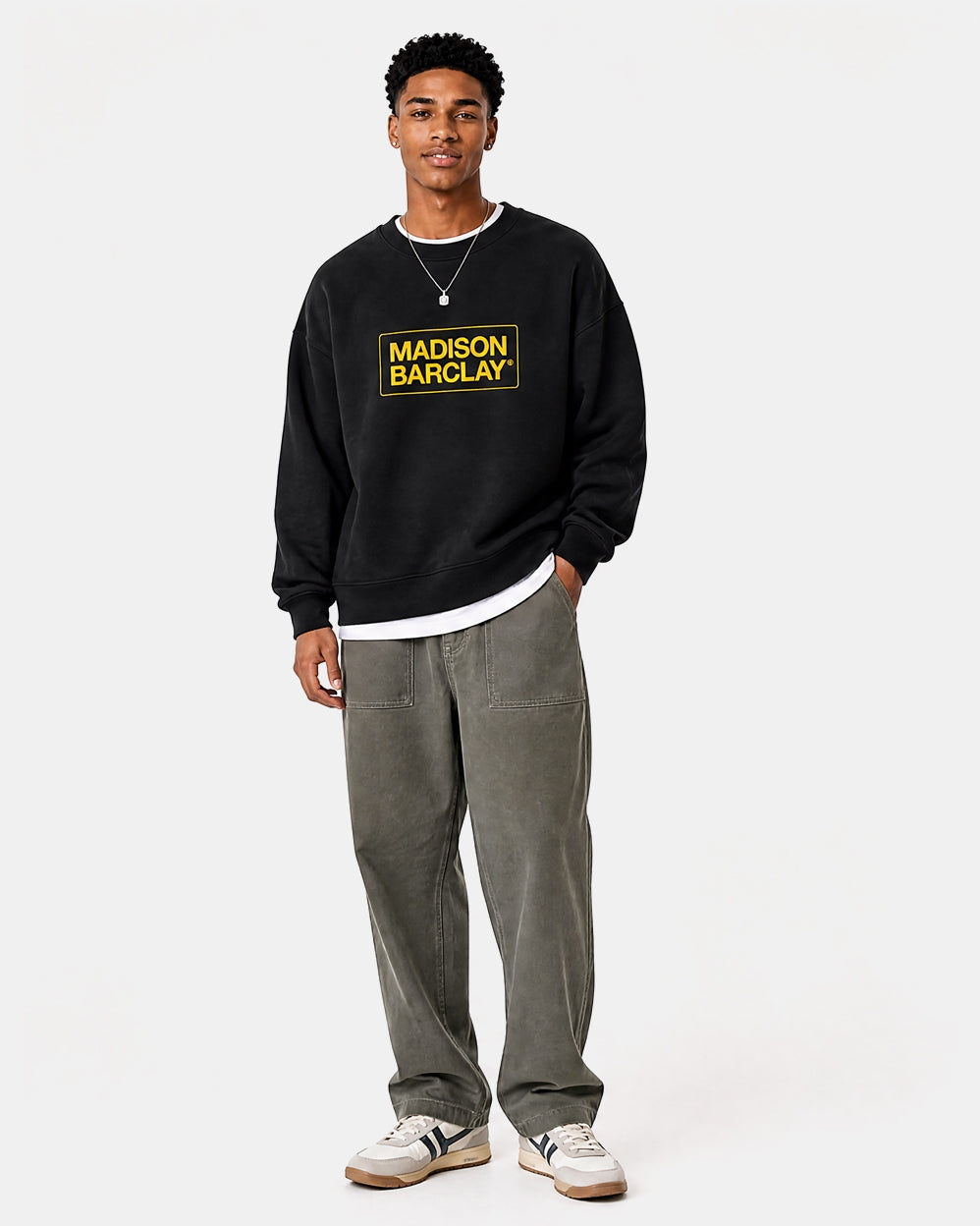 Madison Relaxed Fit Sweatshirt- Walker