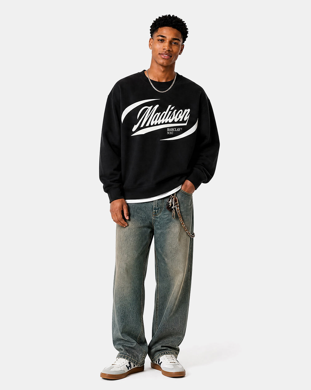 Madison Relaxed Fit Sweatshirt- Racing 2.0