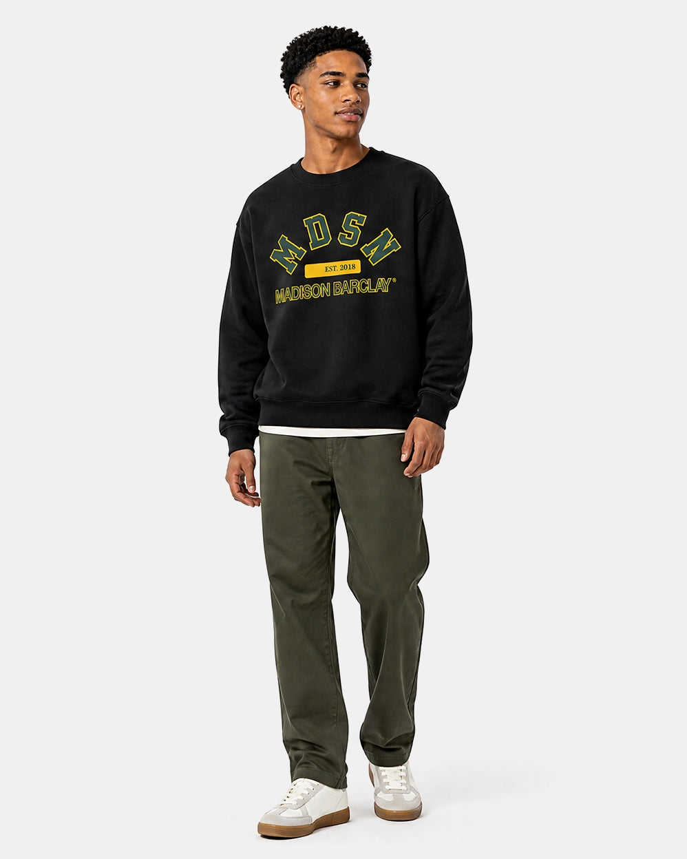 Madison Relaxed Fit Sweatshirt- Varsity