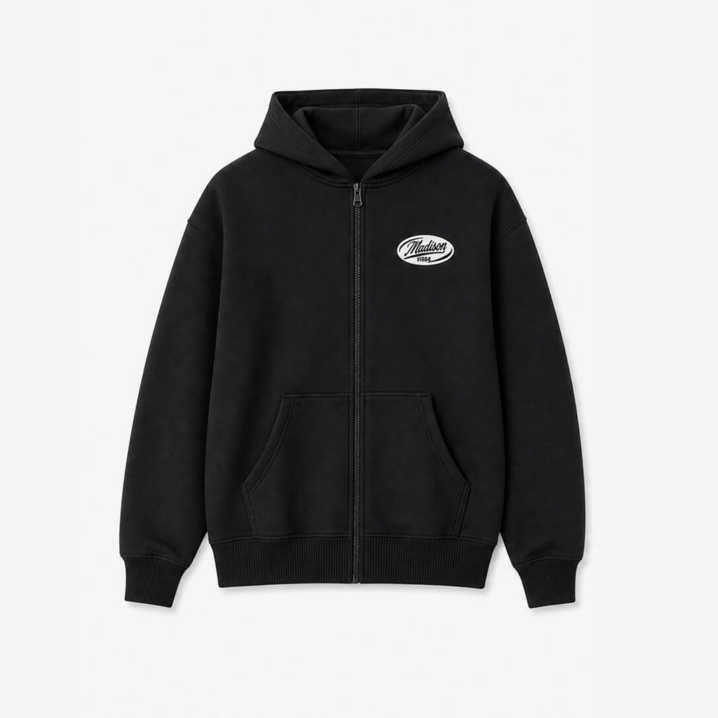 Madison Relaxed Fit Full Zip Hoodie- Racing