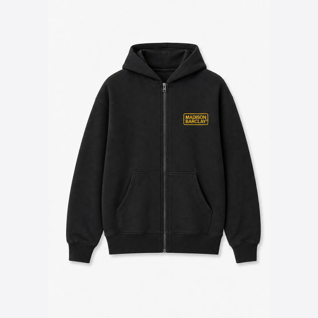 Madison Relaxed Fit Full Zip Hoodie- Walker
